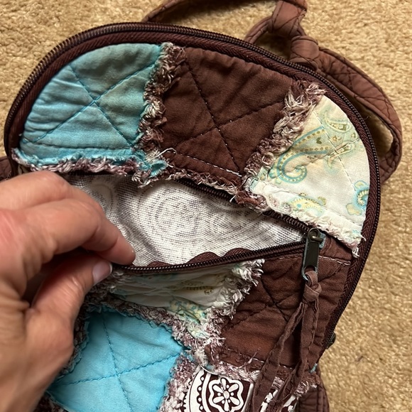 Backpack.  Patchwork type.  Small. - Picture 4 of 7